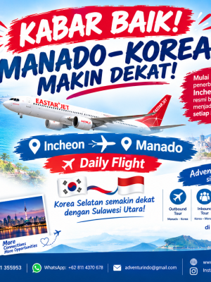 Penerbangan Korea Manado